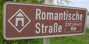 The Romantic Road... sign