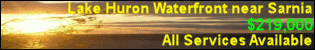 Lake Huron near Sarnia - Waterfront for Sale